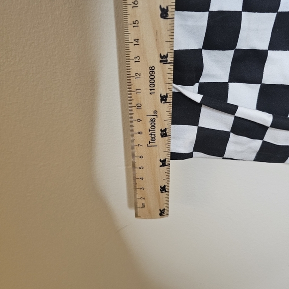 Smak Parlor Checkered Pants Capped Legs Size Medium - Picture 4 of 8